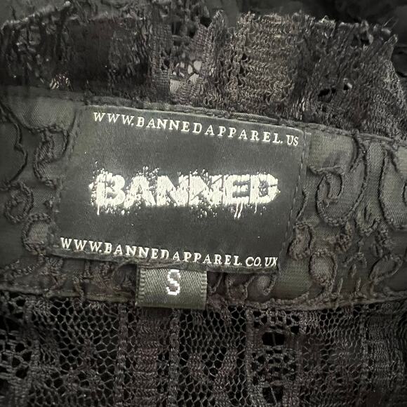 Steampunk Banned apparel bustle dress size S - Picture 5 of 6